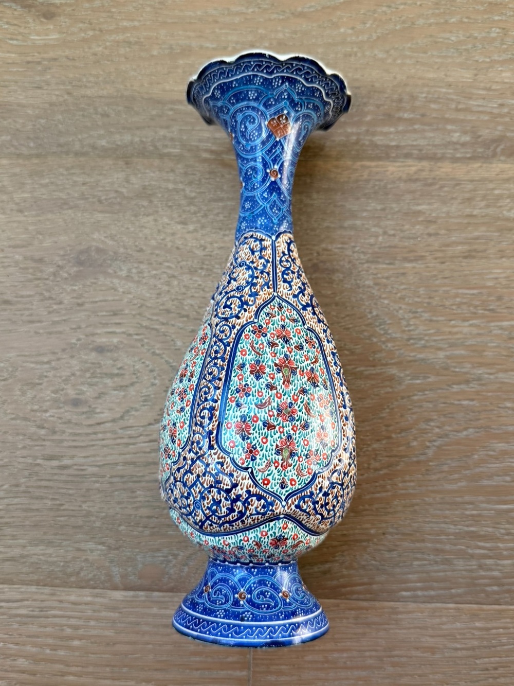 Handmade Persian Minikari Copper Vase Brand New 💙